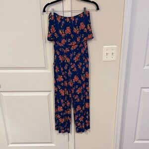 Strapless Lulu’s Jumpsuit with Pockets!